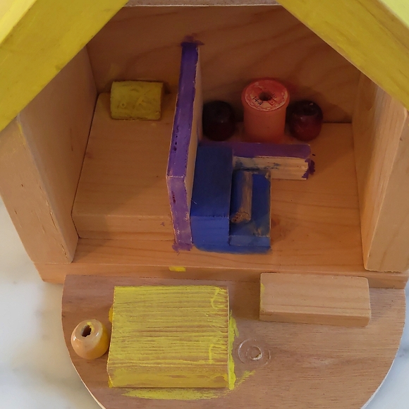 New Handmade Wooden House with Bed, Table, Chairs, Sofa and Front Yard. - Picture 2 of 5